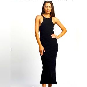 Michael Stars Racerback Vivian Dress Sz S I black